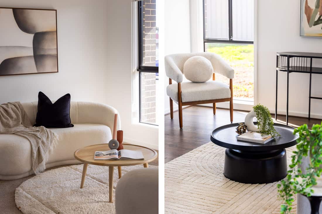 Virtually staged living area — 6 Descenna Court, virtual staging Adelaide